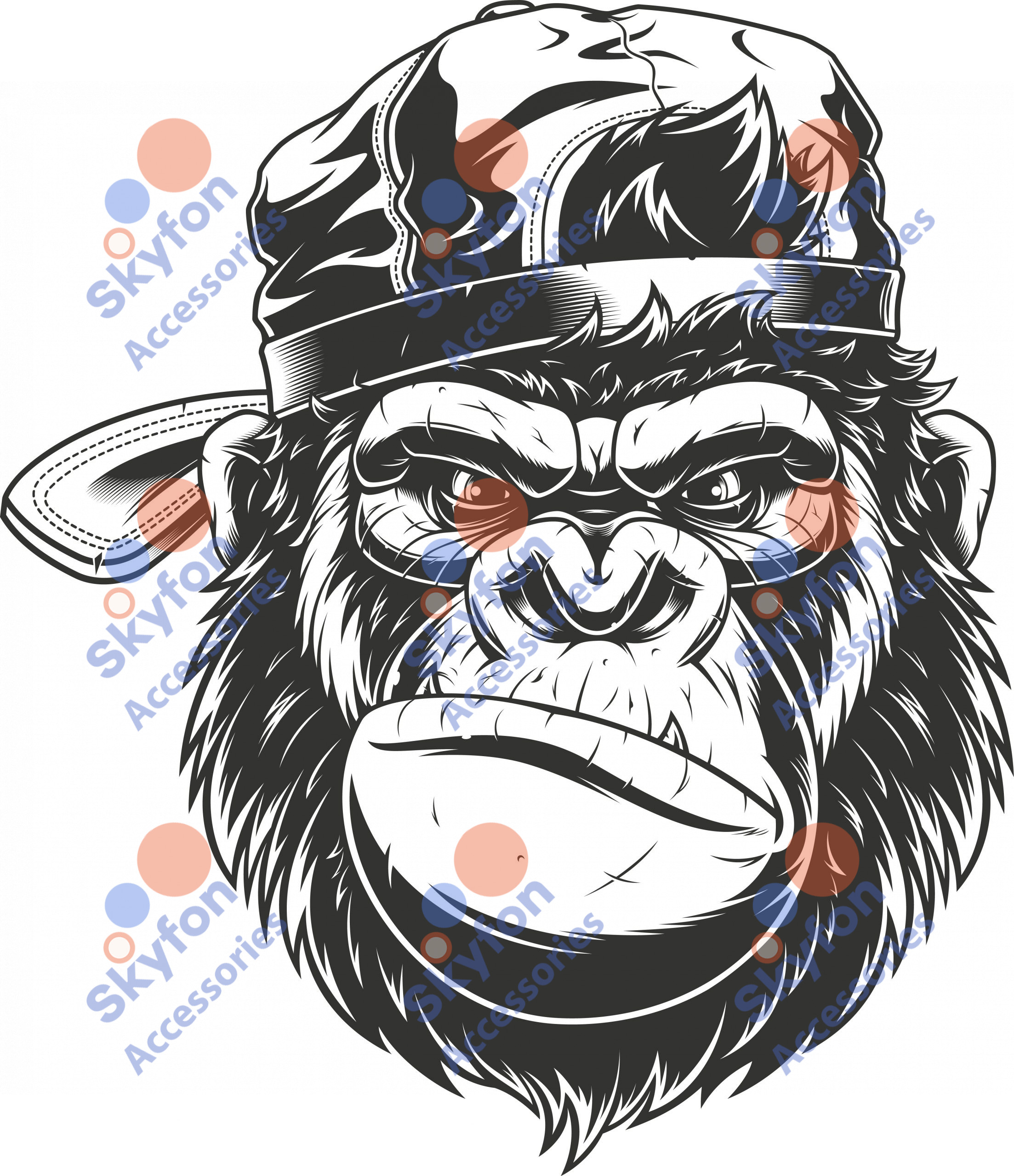 Animal Cartoons 33 Gorilla hat – Skyfon Catalog